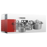 Набор посуды Vinzer Moderno 9 пр 50031
