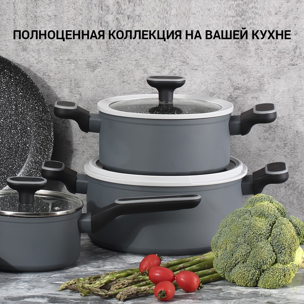 Кастрюля с крышкой Fissman Laura 4,65 л 14477