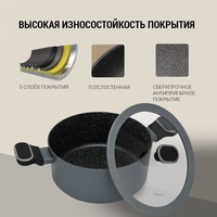 Кастрюля с крышкой Fissman Laura 4,65 л 14477