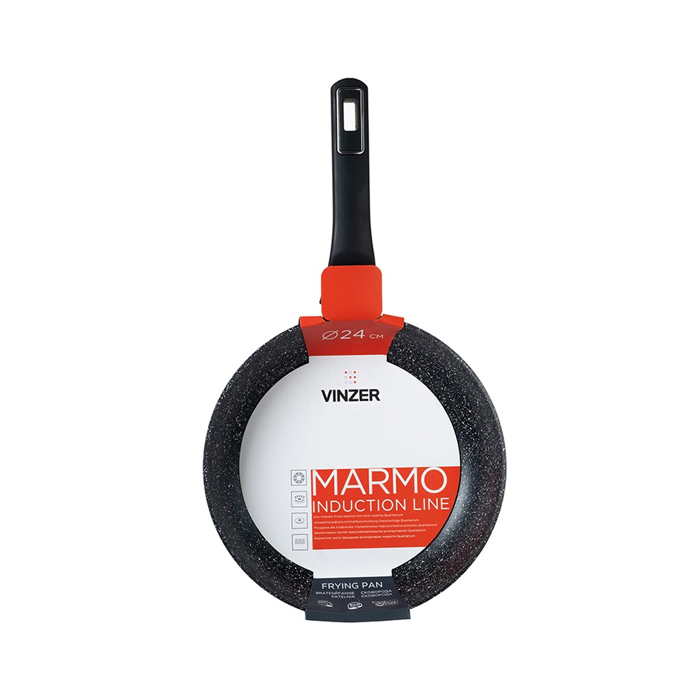 Сковорода без крышки Vinzer Marmo Induction Line 24 см 50413